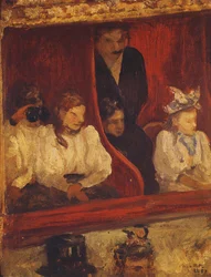 Palco en la Ópera-Cómica, 1887